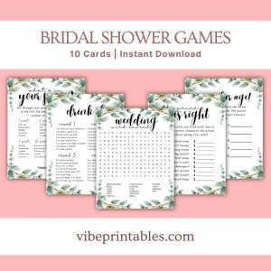 Green Bridal Shower Games