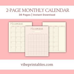 Pastel Home Management Planner Or Binder