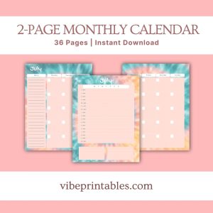 Tie Dye Emergency Planner Or Binder