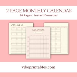 Pastel Home Management Planner Or Binder