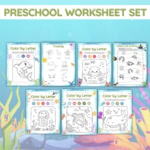 PRESCHOOL WORKSHEET SET