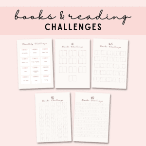 PINK READING PLANNER BUNDLE