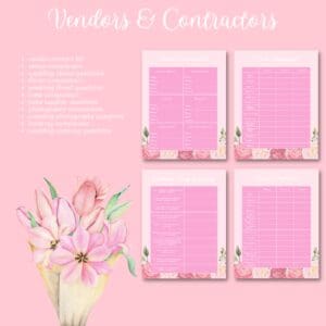 PINK WEDDING PLANNER