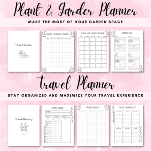 PRINTABLE HOME MANAGEMENT PLANNER BINDER