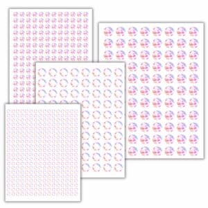 Pastel Tie Dye Planner Stickers