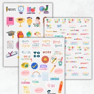 TEACHER PLANNER STICKERS