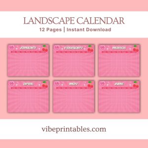 Pink Spring Journal Or Binder