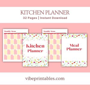 Red Flower Kitchen Planner