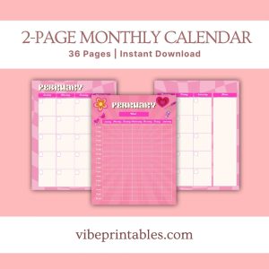 Pink Spring Journal Or Binder