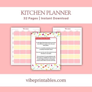 Red Flower Kitchen Planner