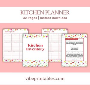 Red Flower Kitchen Planner