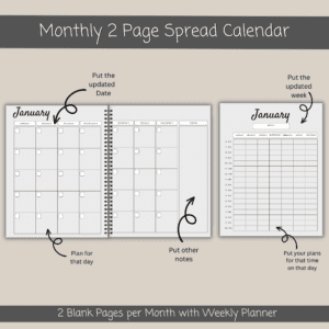 SPRING JOURNAL OR BINDER