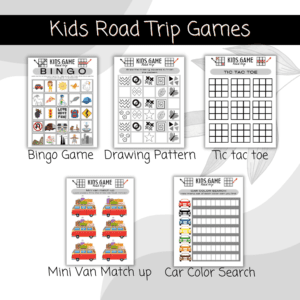 BLACK & WHITE ROAD TRIP PLANNER