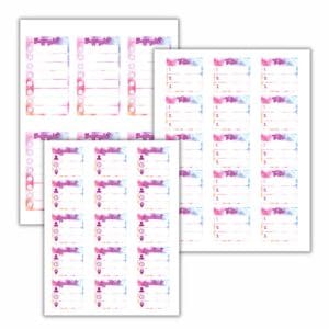 Pastel Tie Dye Planner Stickers