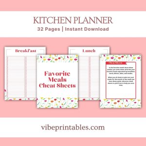 Red Flower Kitchen Planner