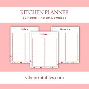 Red Flower Kitchen Planner