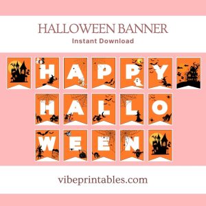 Halloween Printable Banner