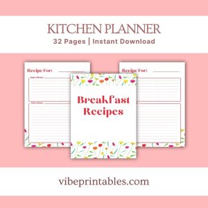 Red Flower Kitchen Planner