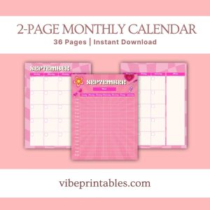 Pink Spring Journal Or Binder