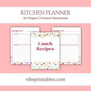 Red Flower Kitchen Planner