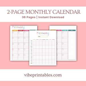 Multicolor Home Management Planner Or Binder