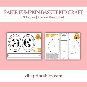 Paper Pumpkin Kids Craft