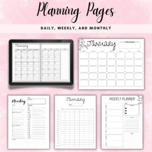 PRINTABLE HOME MANAGEMENT PLANNER BINDER