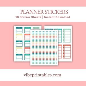 Green Planner Stickers