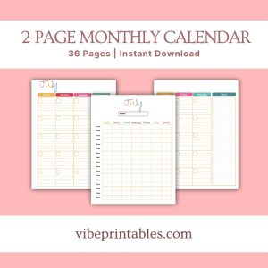 Multicolor Home Management Planner Or Binder