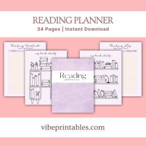 Purple Reading Planner Bundle