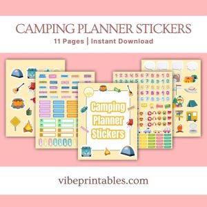 Camping Planner Stickers