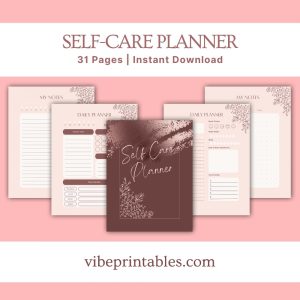 Tan Self-Care Workbook & Planner