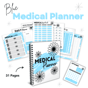 BLUE MEDICAL PLANNER