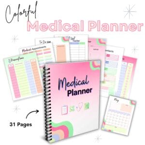 COLORFUL MEDICAL PLANNER