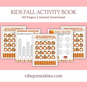 Kids Fall Activity Book