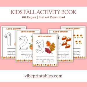 Kids Fall Activity Book