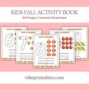 Kids Fall Activity Book