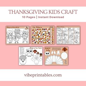 Thanksgiving Kids Craft Bundle