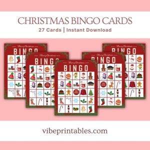 Christmas Bingo Cards