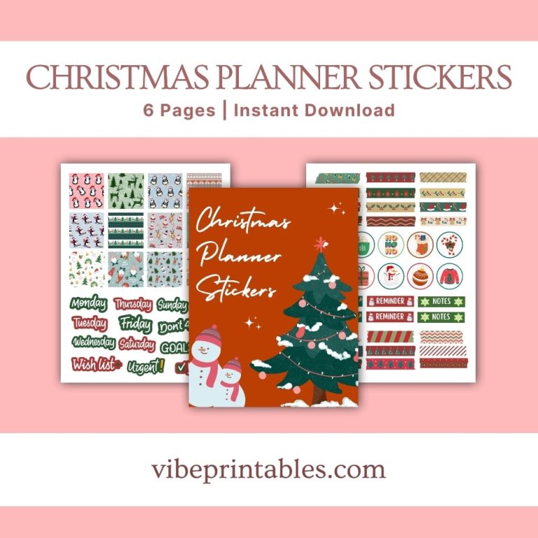 Christmas Planner Stickers