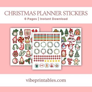 Christmas Planner Stickers Promo Image