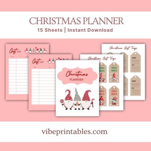 Christmas Planner, Dear Santa Letter & Gift Tags