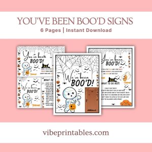 Halloween You've Been Boo'd Signs Bundle