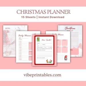 Christmas Planner, Dear Santa Letter & Gift Tags