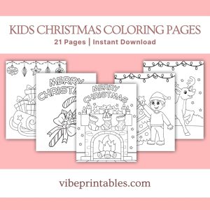 Kids Christmas Coloring Pages