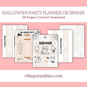 Halloween Party Planner Or Binder