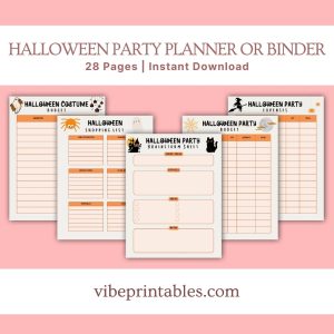 Halloween Party Planner Or Binder