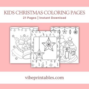 Kids Christmas Coloring Pages