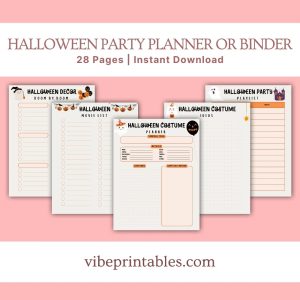 Halloween Party Planner Or Binder