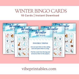 Winter Bingo Cards